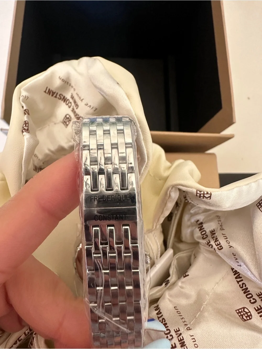 NWT Frederique Constant Classic Slimline  Ladies Diamond Watch
